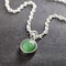 Breloque ronde en aventurine vert de Bead Landing